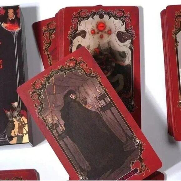 HORROR Tarot Cards Prophecy Divination Deck Family Party Board New - Picture 3 of 4